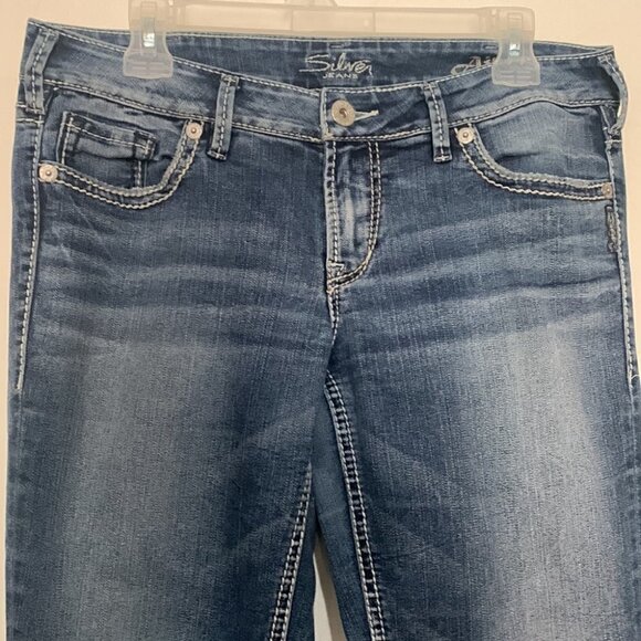 Vintage Silver Jeans Aiko Bootcut Low Rise Denim W31 L33 Y2K 2000s 2010s - Picture 3 of 12